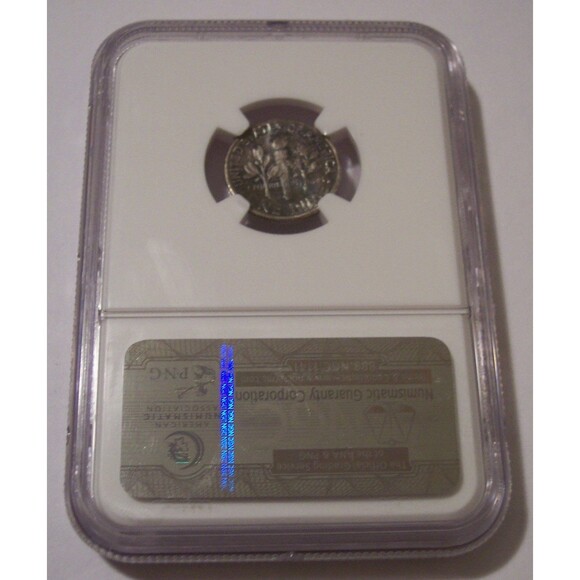 1957 Roosevelt Dime MS66 NGC Toned - Picture 2 of 2